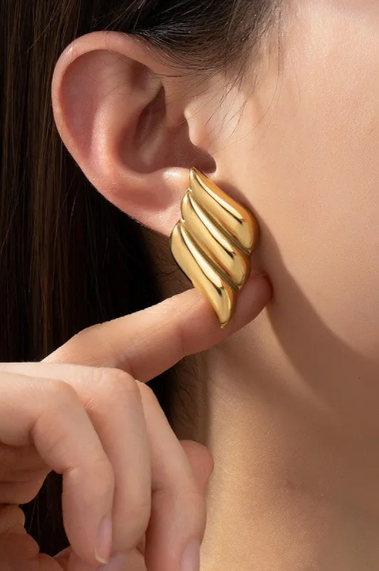 Marlene Wing Stud Earrings sold by Chic Couture