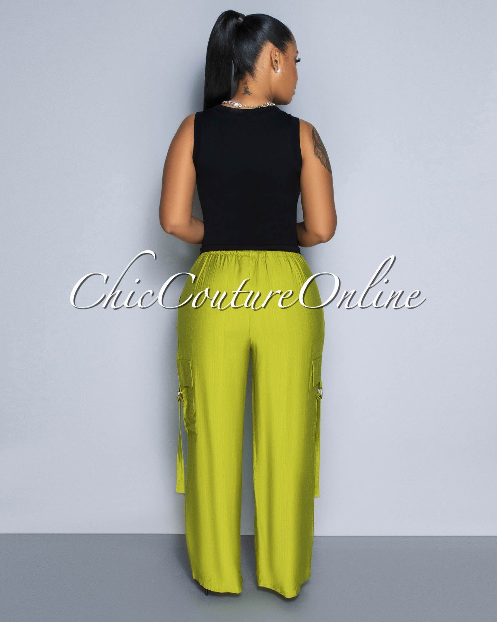 Neena Black Basic Crop Top sold by Chic Couture product image thumbnail 3