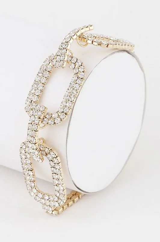 Mariana Triple Link Chain Bracelet sold by Chic Couture