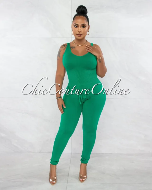 Cambria Kelly Green Knit Joggers Set sold by chic