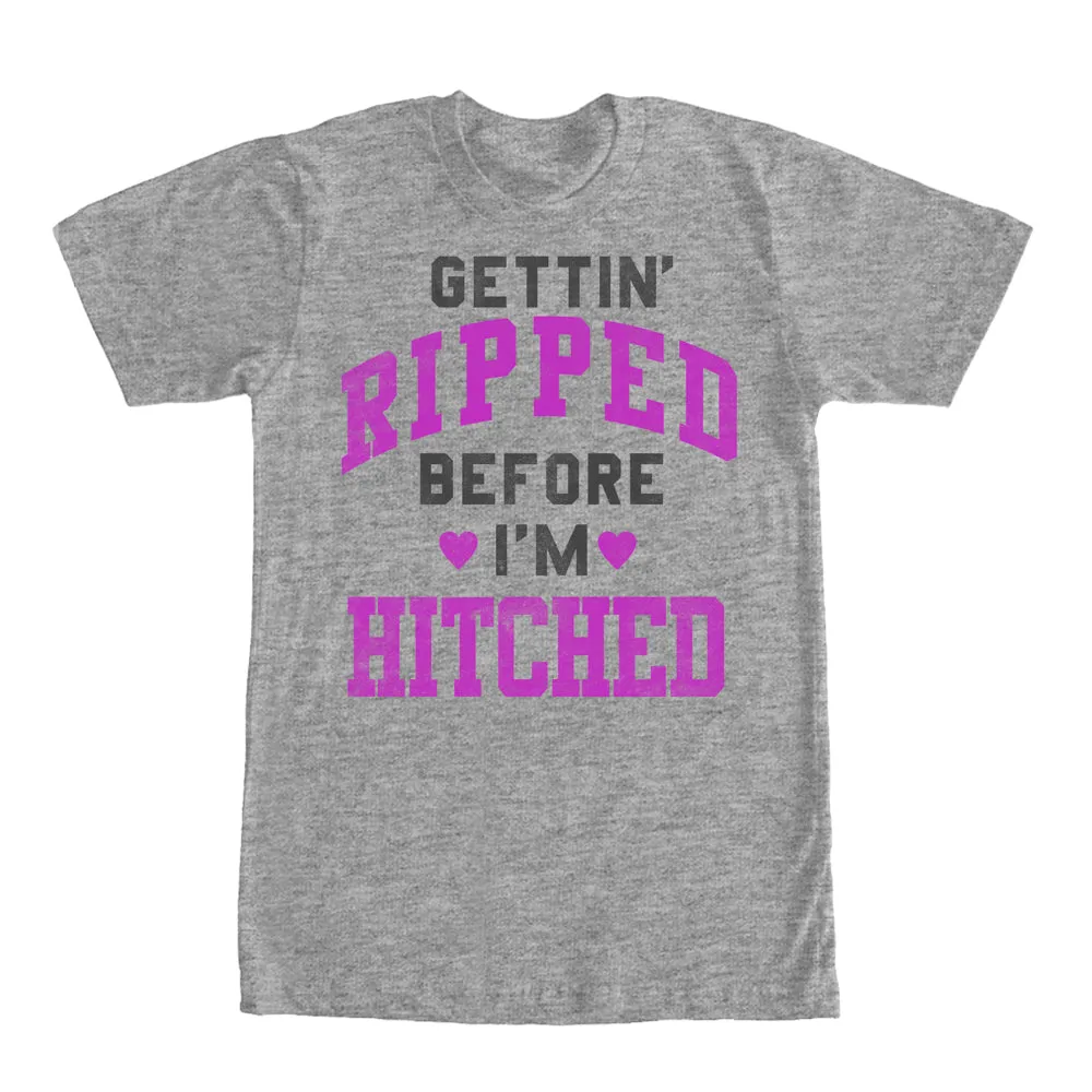 Women's CHIN UP Gettin Ripped Before I'm Hitched Boyfriend Tee sold by Chin Up Apparel