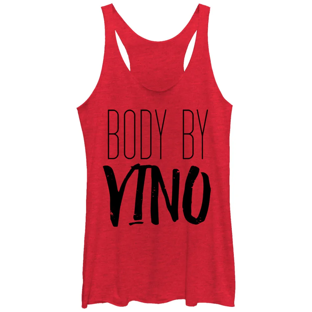 Women's CHIN UP Body By Vino Racerback Tank Top sold by Chin Up Apparel