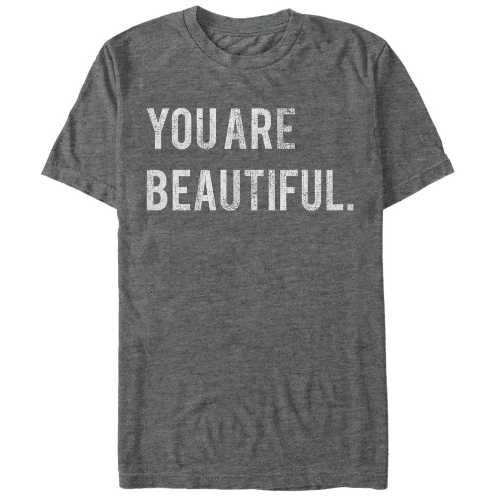 Women's CHIN UP You are Beautiful Boyfriend Tee sold by Chin Up Apparel