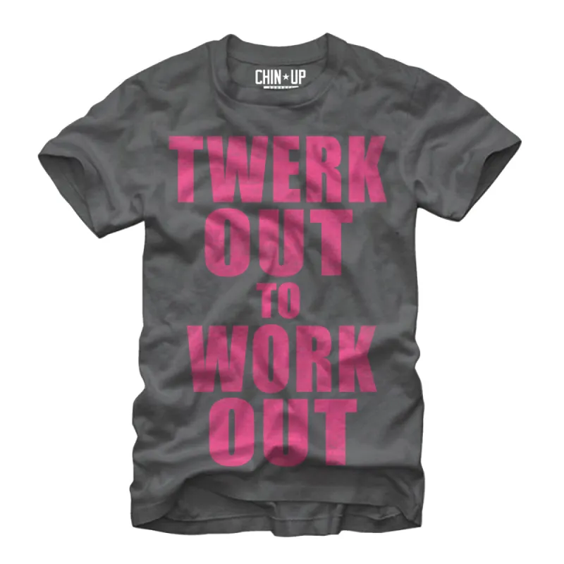 Women's CHIN UP Twerk Out Boyfriend Tee sold by Chin Up Apparel