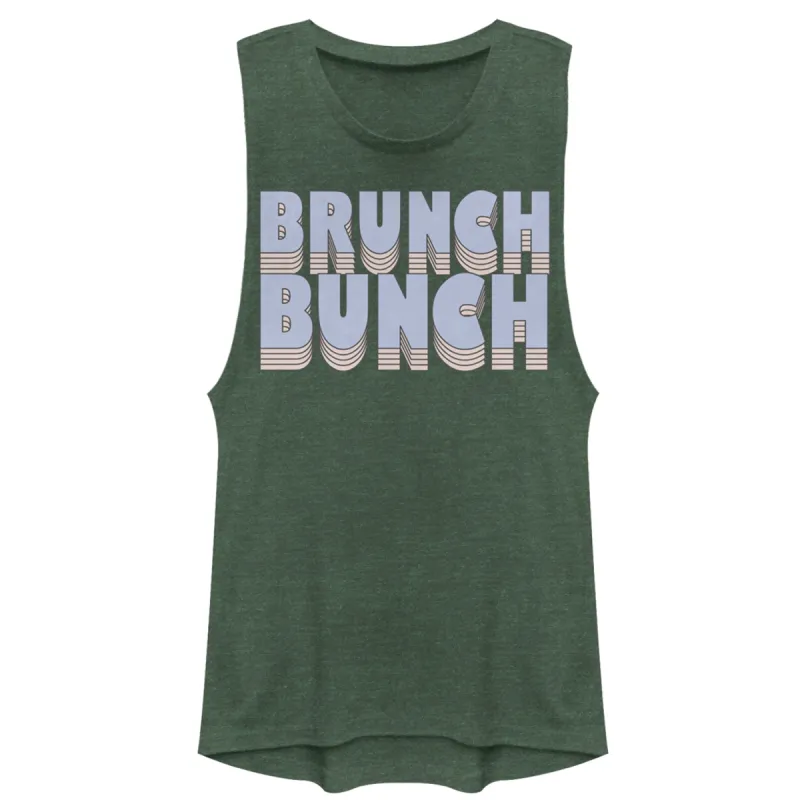 Junior's CHIN UP Brunch Bunch Festival Muscle Tee sold by Chin Up Apparel
