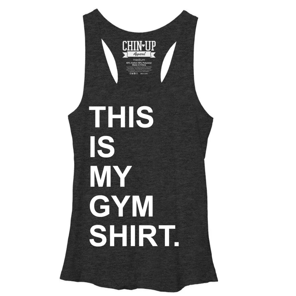 Women's CHIN UP Gym Shirt Racerback Tank Top sold by Chin Up Apparel product image thumbnail 2