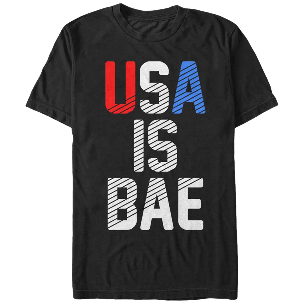 Men's CHIN UP 4th of July USA is BAE T-Shirt sold by Chin Up Apparel
