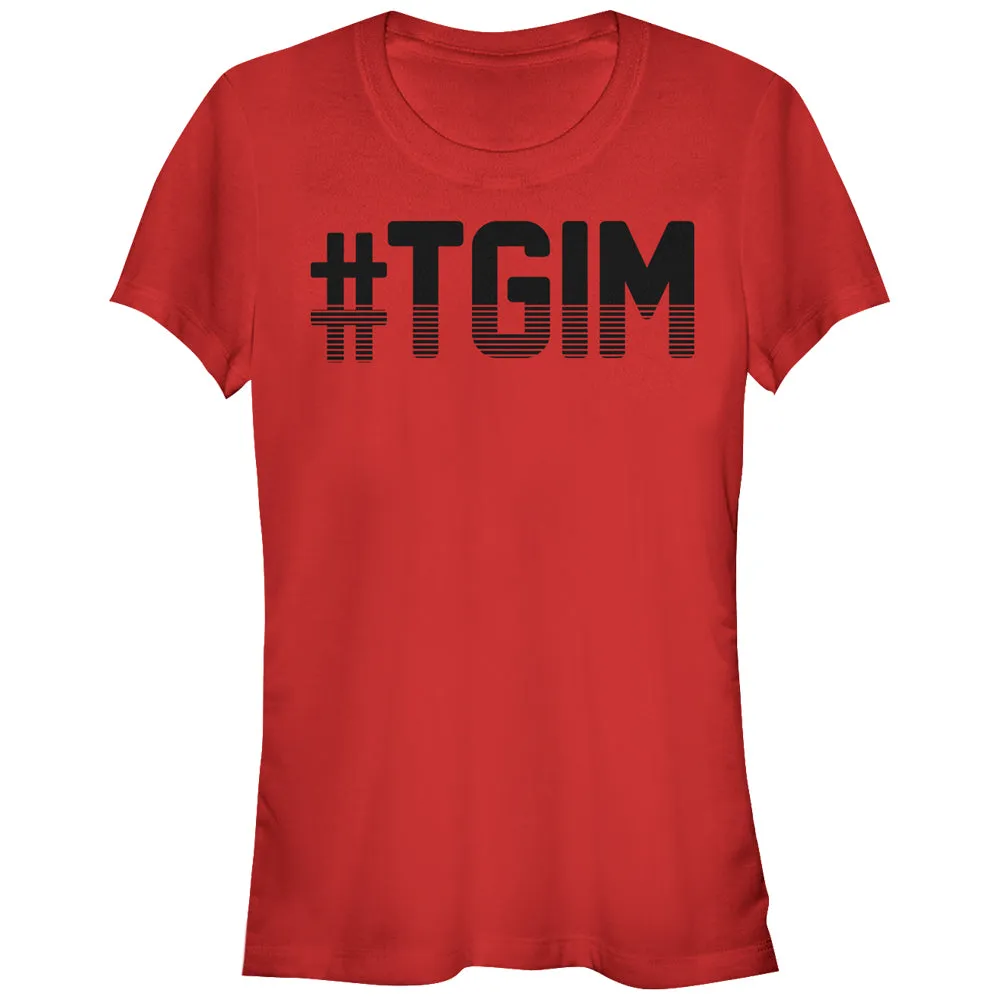 Junior's CHIN UP Hashtag TGIM T-Shirt sold by Chin Up Apparel