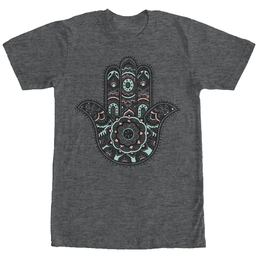 Women's CHIN UP Hamsa Palm Boyfriend Tee sold by Chin Up Apparel