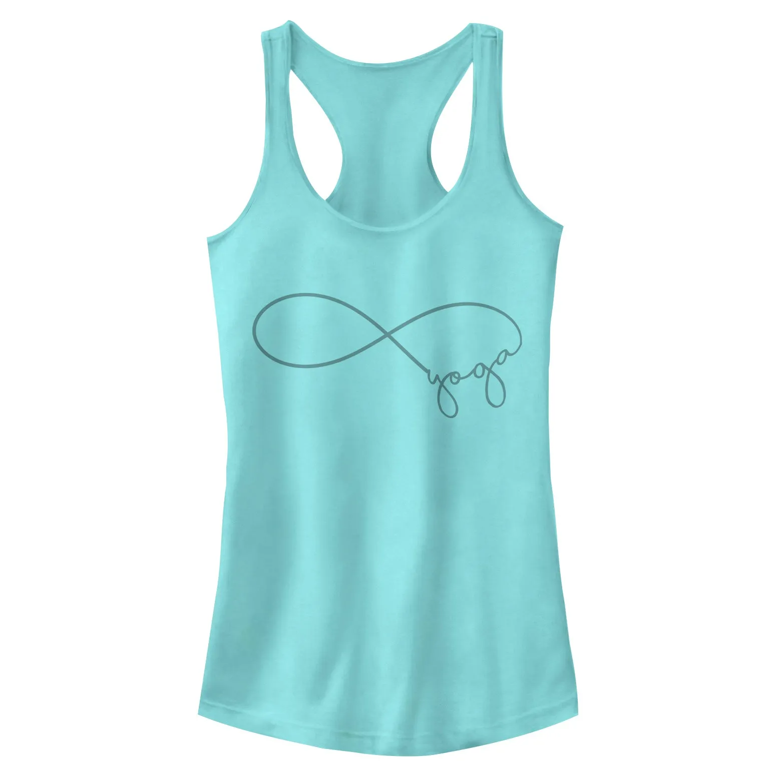 Junior's CHIN UP Yoga Forever Racerback Tank Top sold by Chin Up Apparel