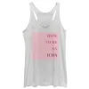 Women's CHIN UP How To Be An Icon Racerback Tank Top sold by Chin Up Apparel
