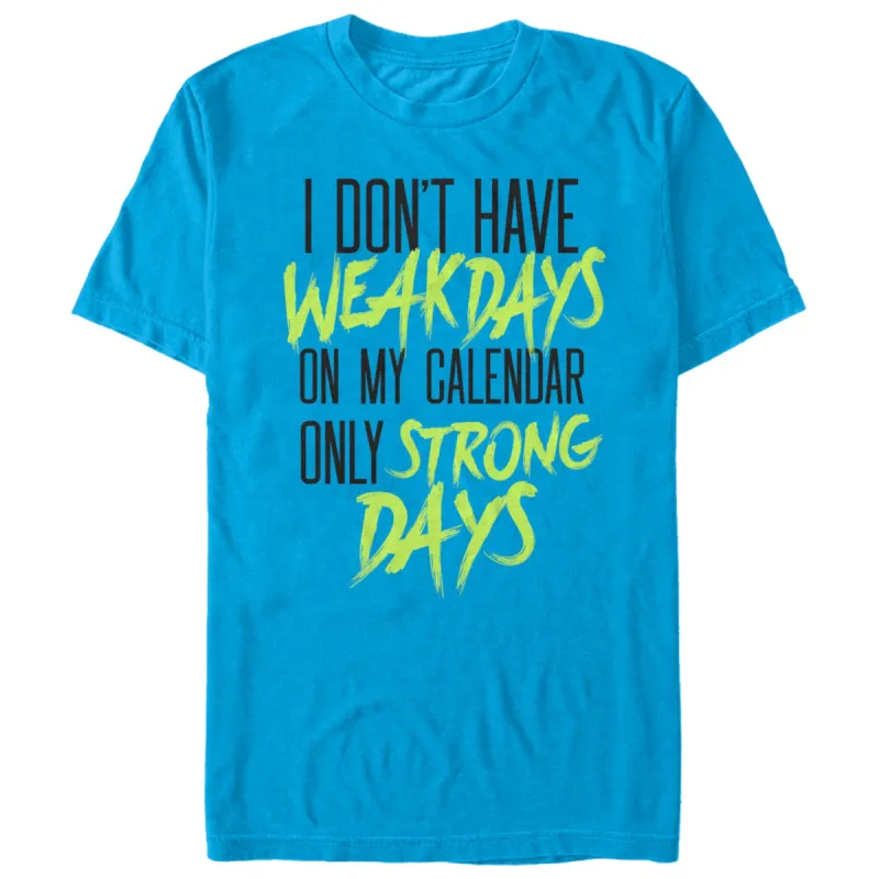 Men's CHIN UP Strong Days On Calendar T-Shirt sold by Chin Up Apparel