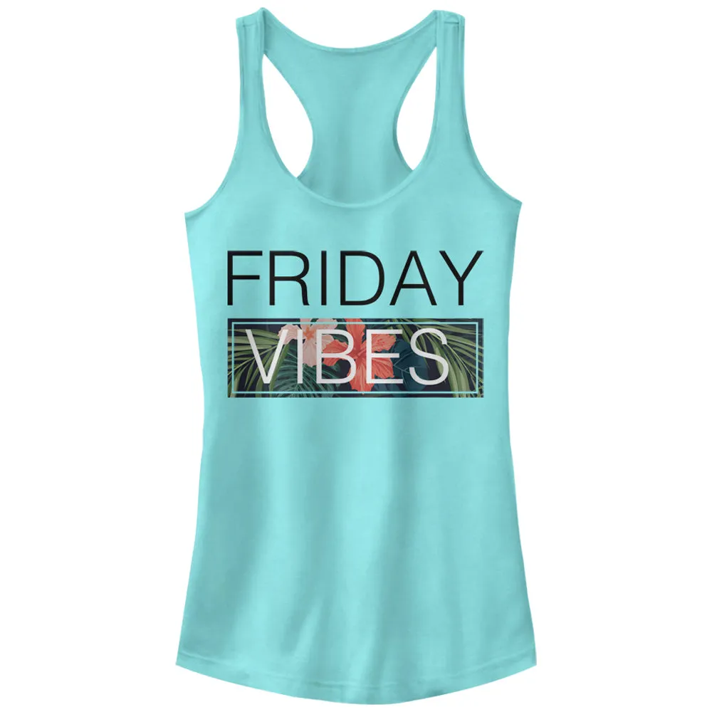 Junior's CHIN UP Friday Vibes Racerback Tank Top sold by Chin Up Apparel