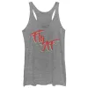 Women's CHIN UP Fly AF Racerback Tank Top sold by Chin Up Apparel