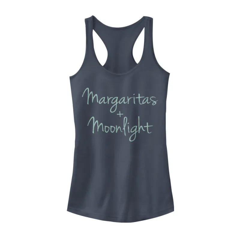 Junior's CHIN UP Margaritas Moonlight Racerback Tank Top sold by Chin Up Apparel