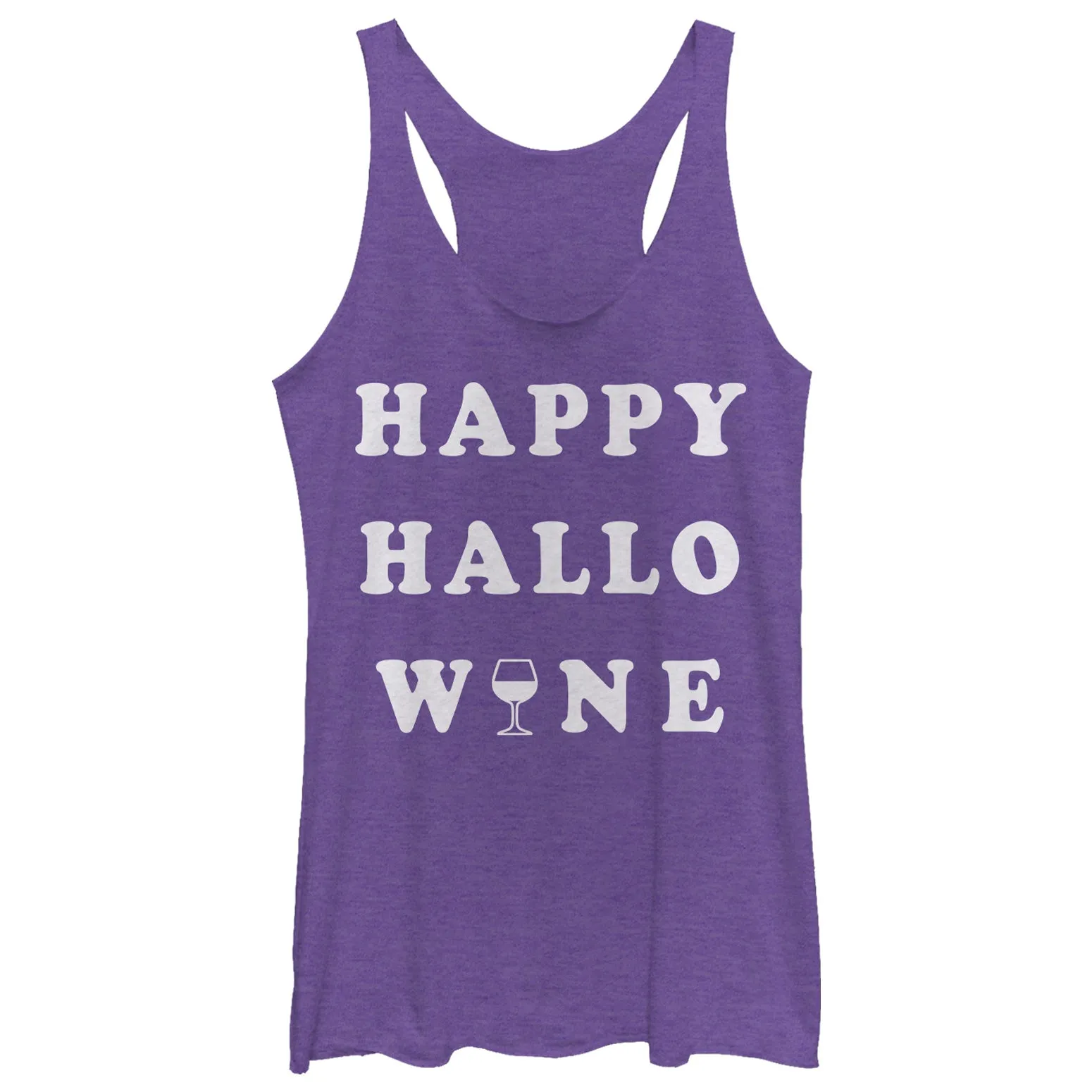 Women's CHIN UP Halloween Happy Wine Racerback Tank Top sold by Chin Up Apparel