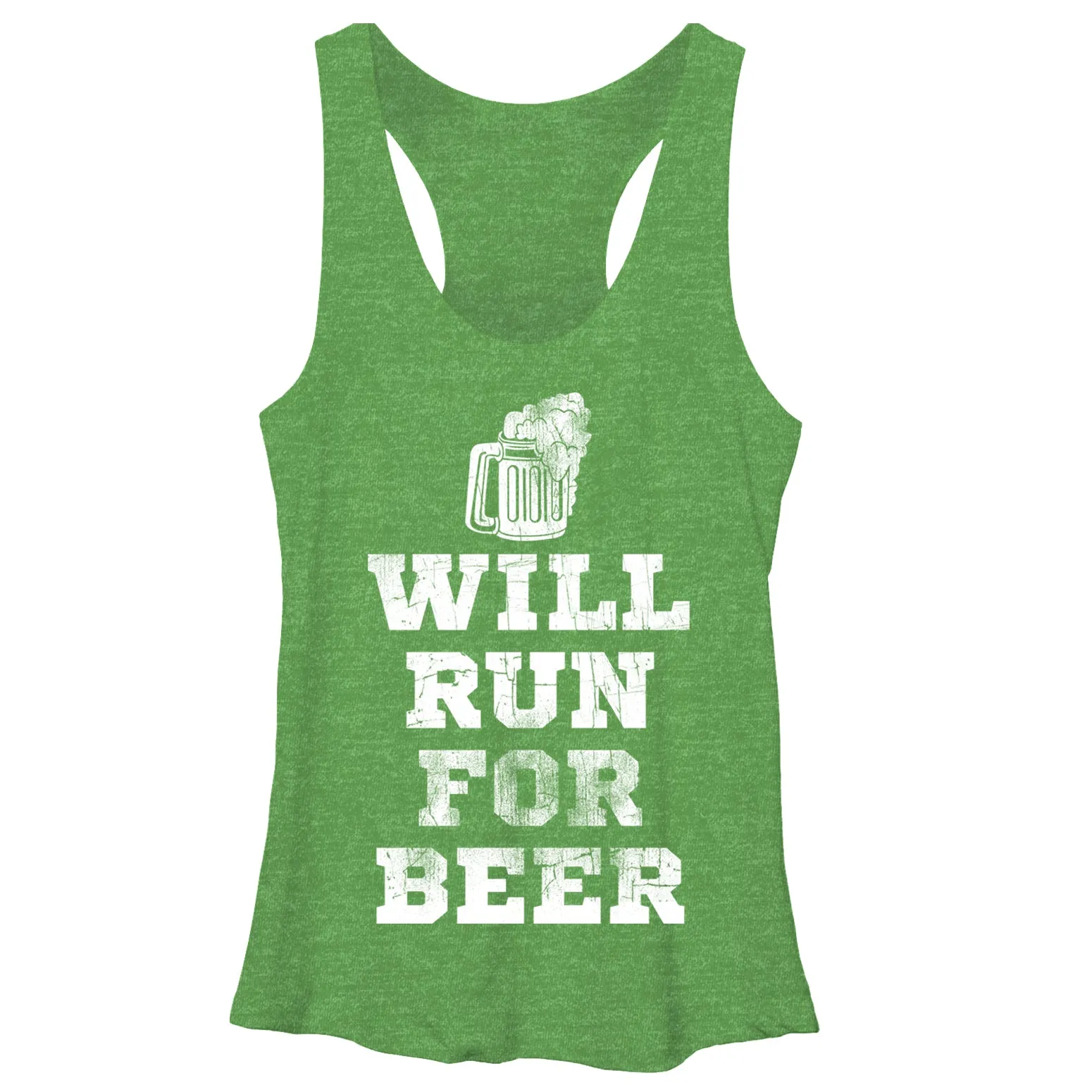 Women's CHIN UP Running For Beer Racerback Tank Top sold by Chin Up Apparel