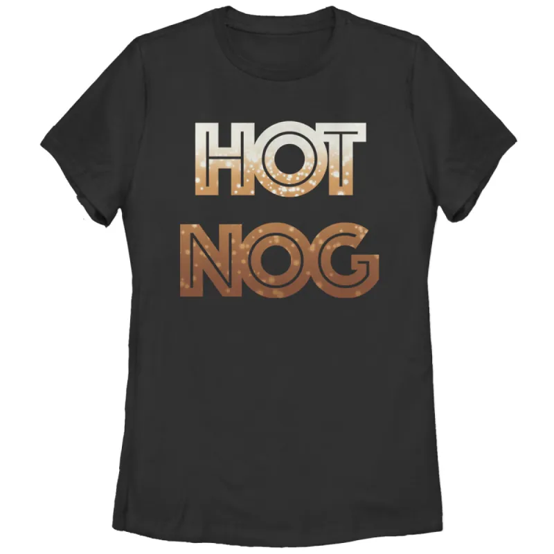 Women's CHIN UP Christmas Hot Nog T-Shirt sold by Chin Up Apparel