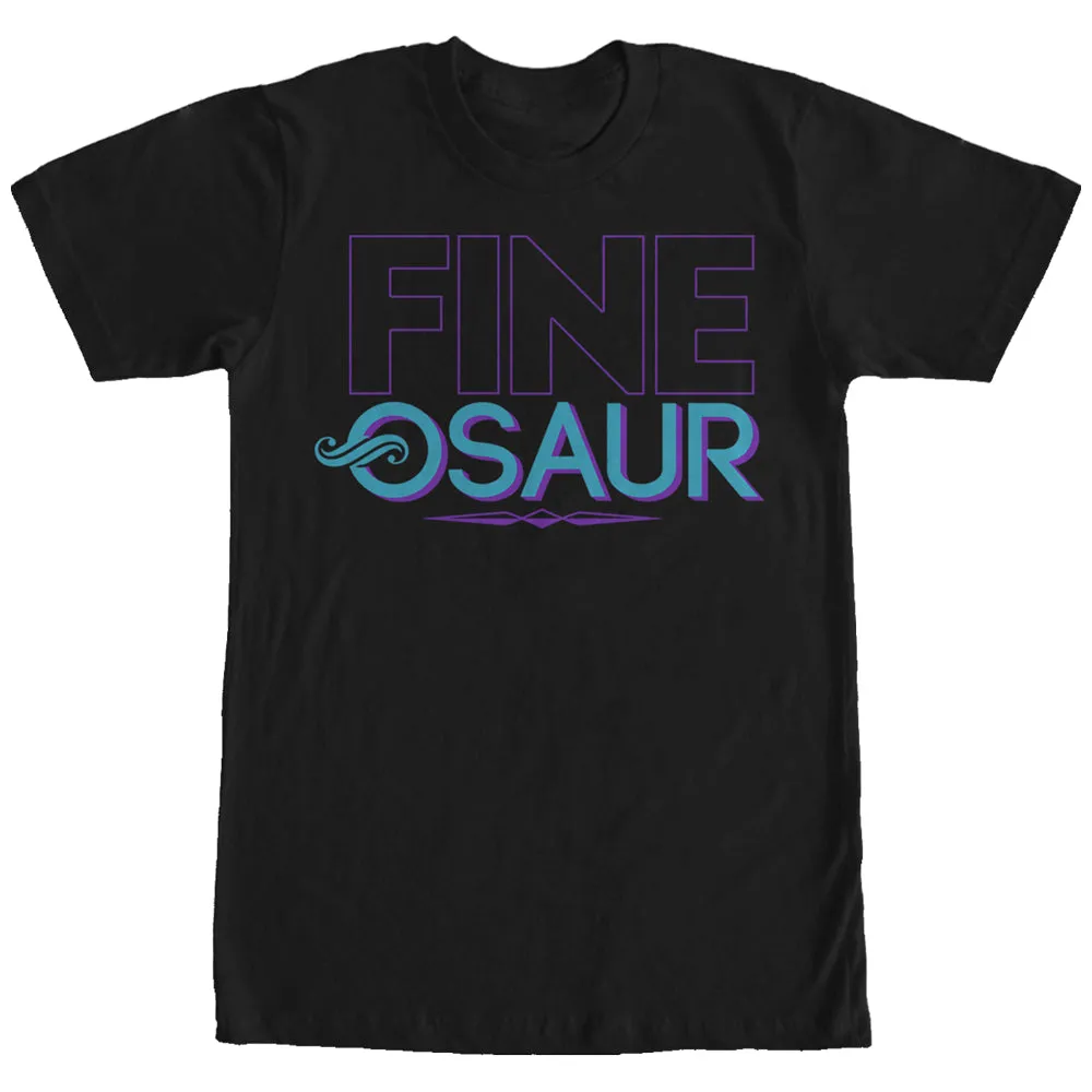 Women's CHIN UP Fine-osaur Dinosaur Boyfriend Tee sold by Chin Up Apparel