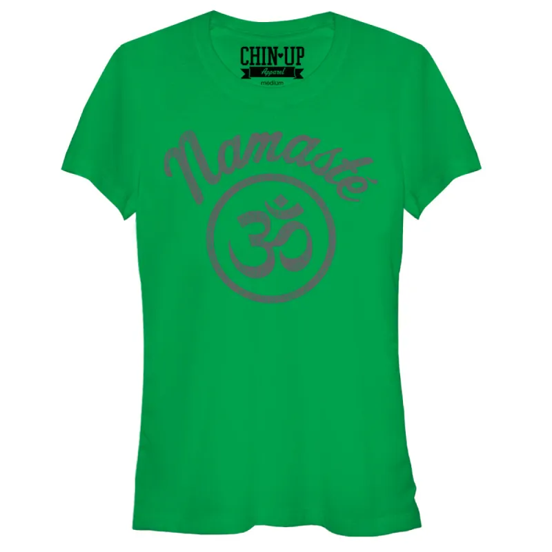Junior's CHIN UP Namaste T-Shirt sold by Chin Up Apparel