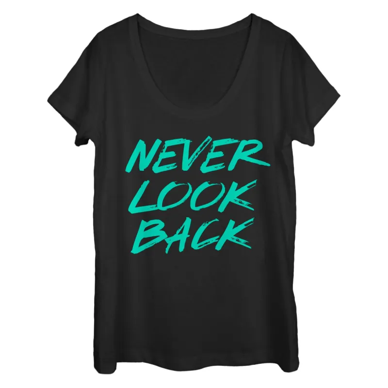 Women's CHIN UP Never Look Back Scoop Neck sold by Chin Up Apparel