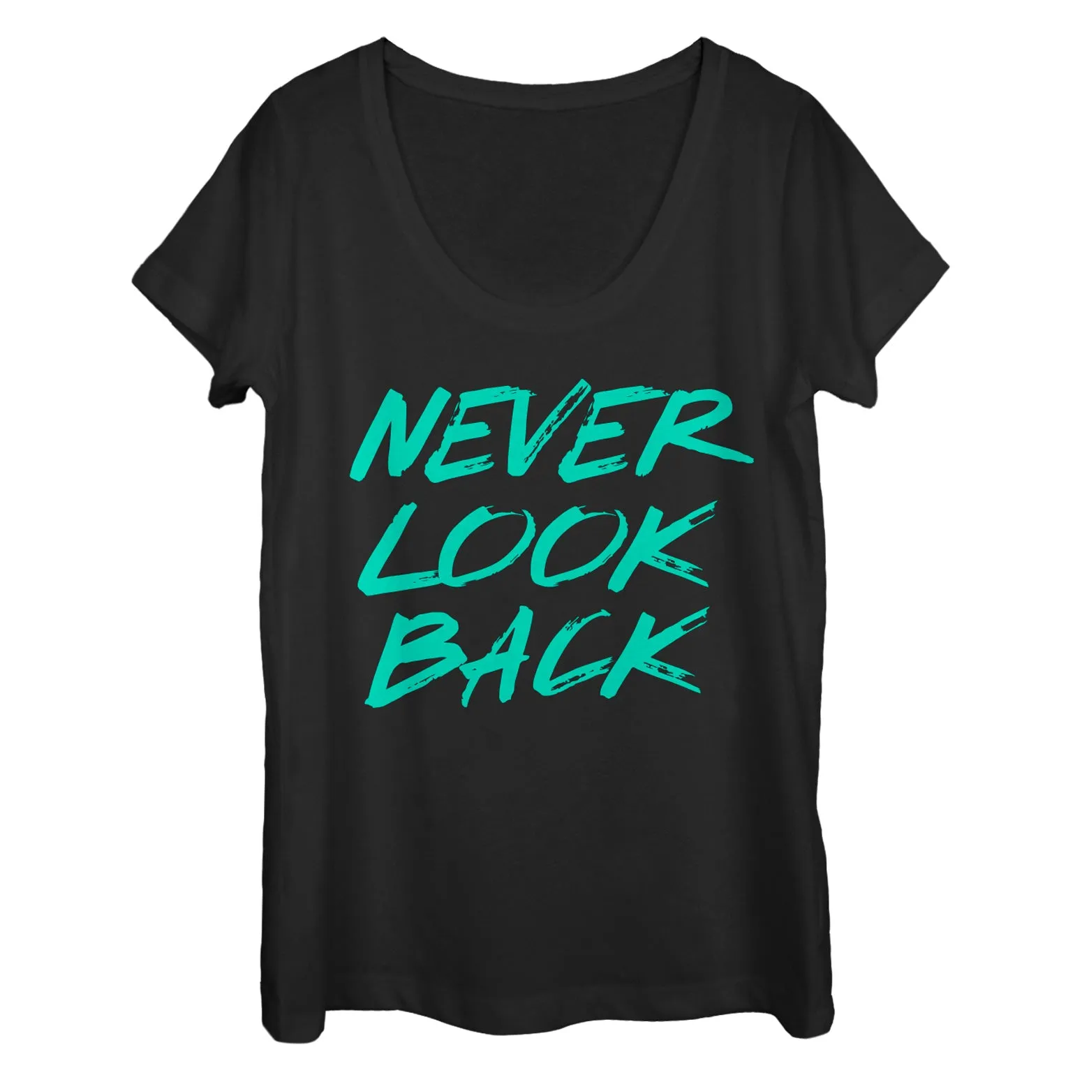 Women's CHIN UP Never Look Back Scoop Neck sold by Chin Up Apparel