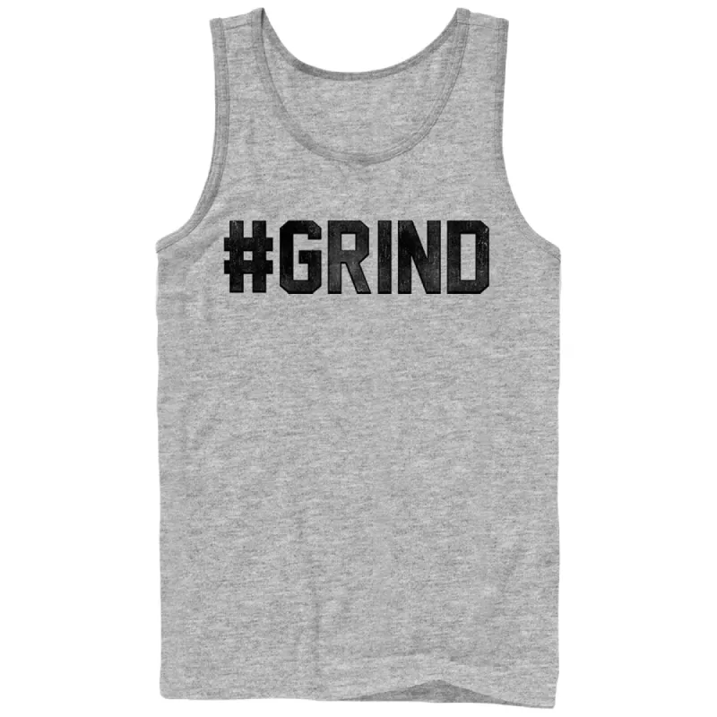 Men's CHIN UP Hashtag Grind Tank Top sold by Chin Up Apparel