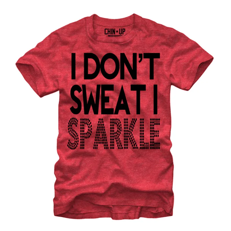 Women's CHIN UP I Don't Sweat Boyfriend Tee sold by Chin Up Apparel