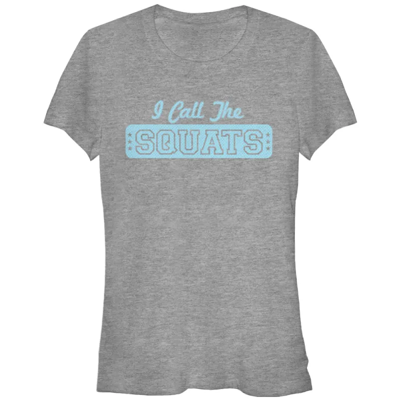 Junior's CHIN UP Call the Squats T-Shirt sold by Chin Up Apparel