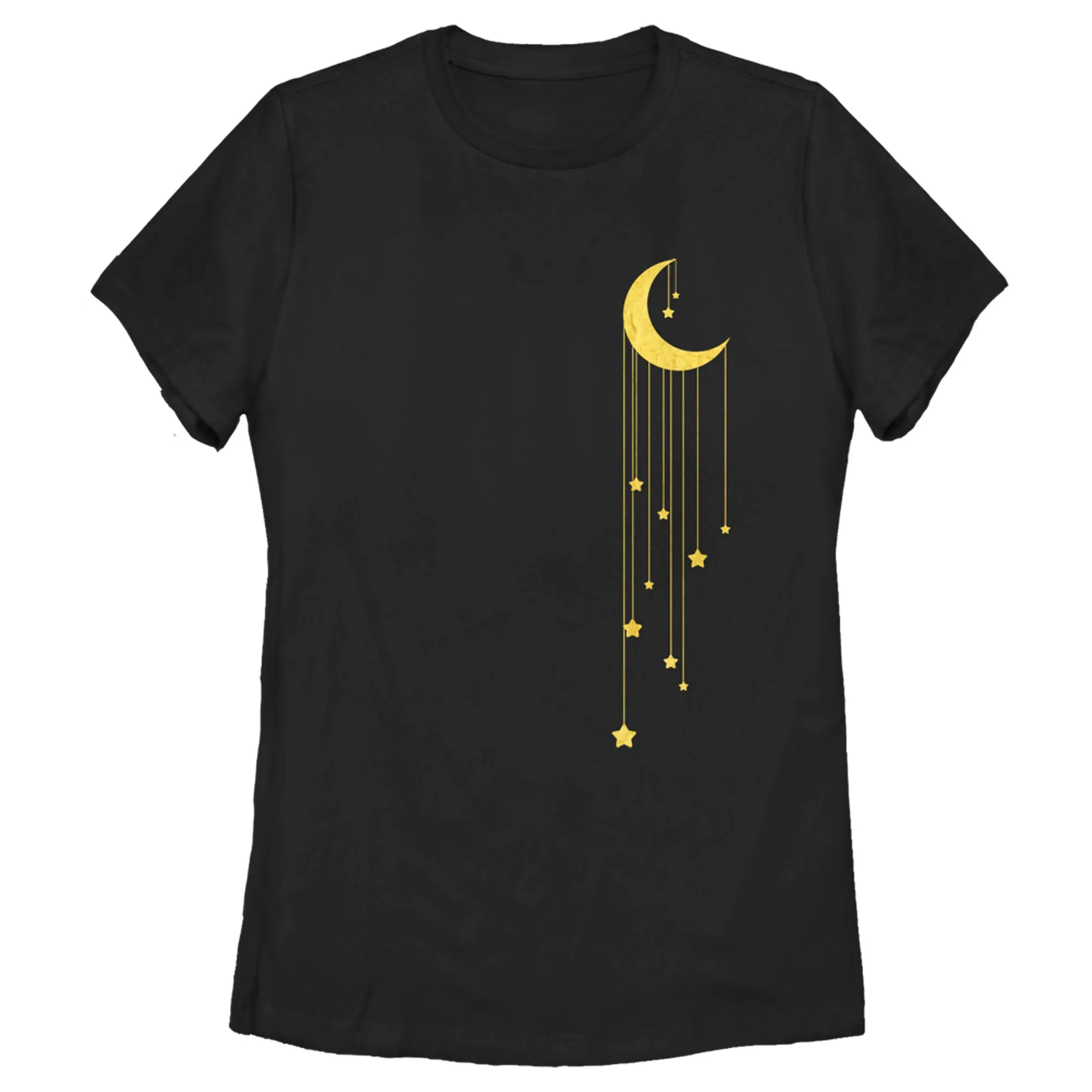 Women's CHIN UP Moon Star Shower T-Shirt sold by Chin Up Apparel
