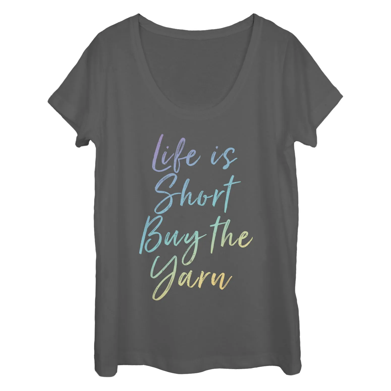 Women's CHIN UP Buy the Yarn Scoop Neck sold by Chin Up Apparel