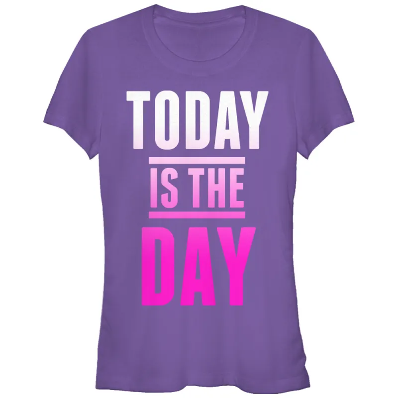 Junior's CHIN UP Today is the Day T-Shirt sold by Chin Up Apparel
