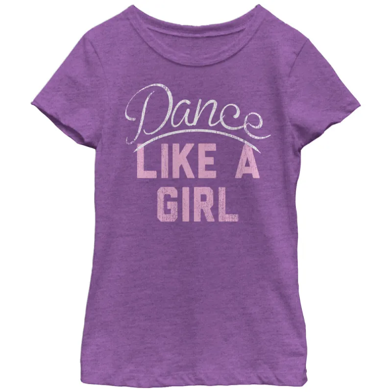Girl's CHIN UP Dance Like a Girl T-Shirt sold by Chin Up Apparel