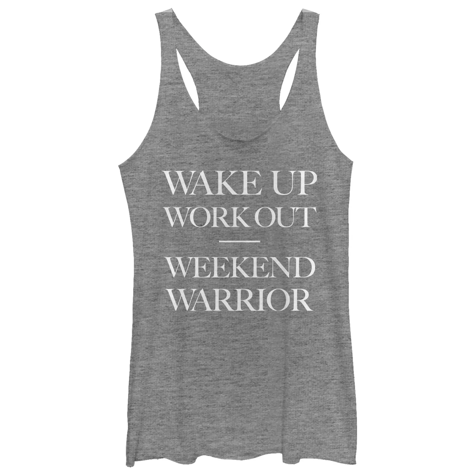 Women's CHIN UP Weekend Warrior Racerback Tank Top sold by Chin Up Apparel