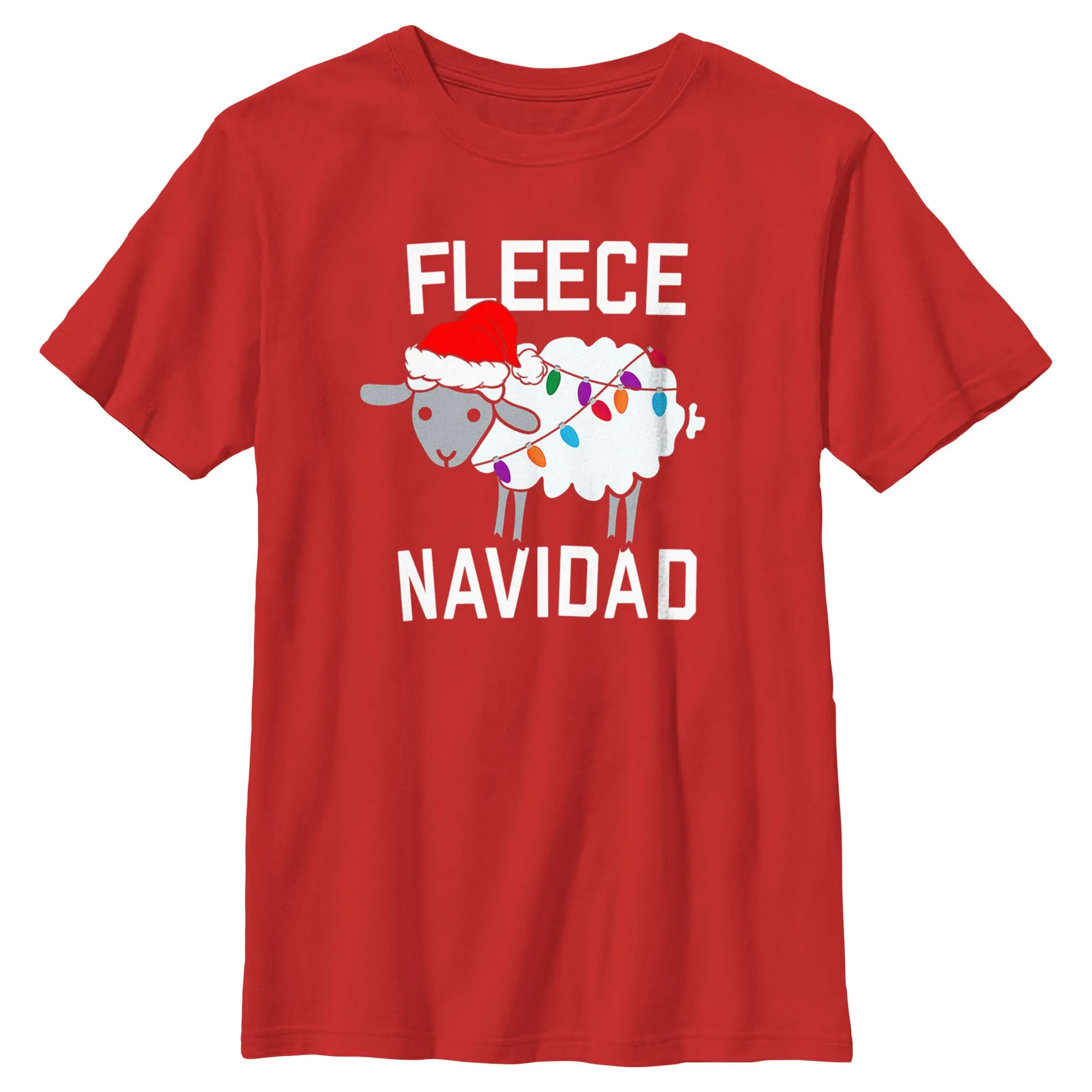 Boy's CHIN UP Christmas Fleece Navidad T-Shirt sold by Chin Up Apparel