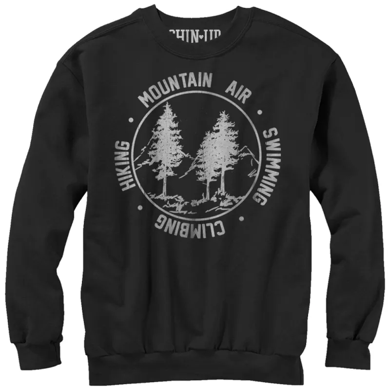 Women's CHIN UP Climbing Hiking Mountain Air Sweatshirt made by Chin Up Apparel
