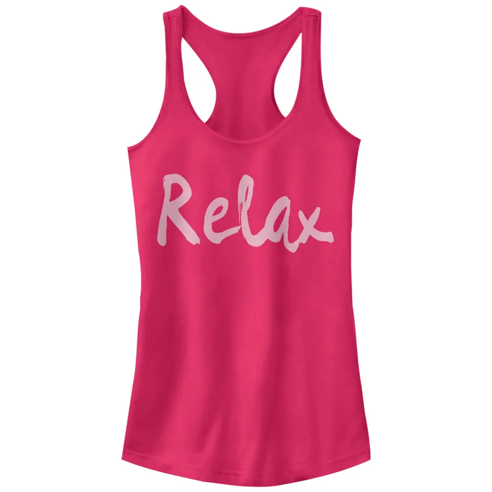 Junior's CHIN UP Relax Racerback Tank Top sold by Chin Up Apparel