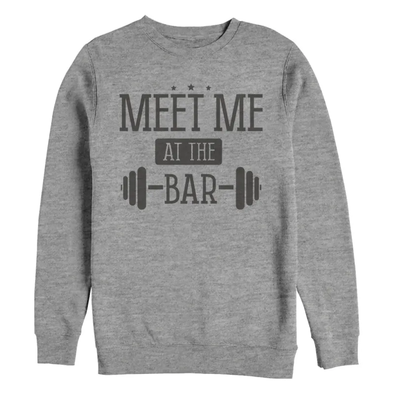 Men's CHIN UP Meet at Bar Stars Sweatshirt made by Chin Up Apparel
