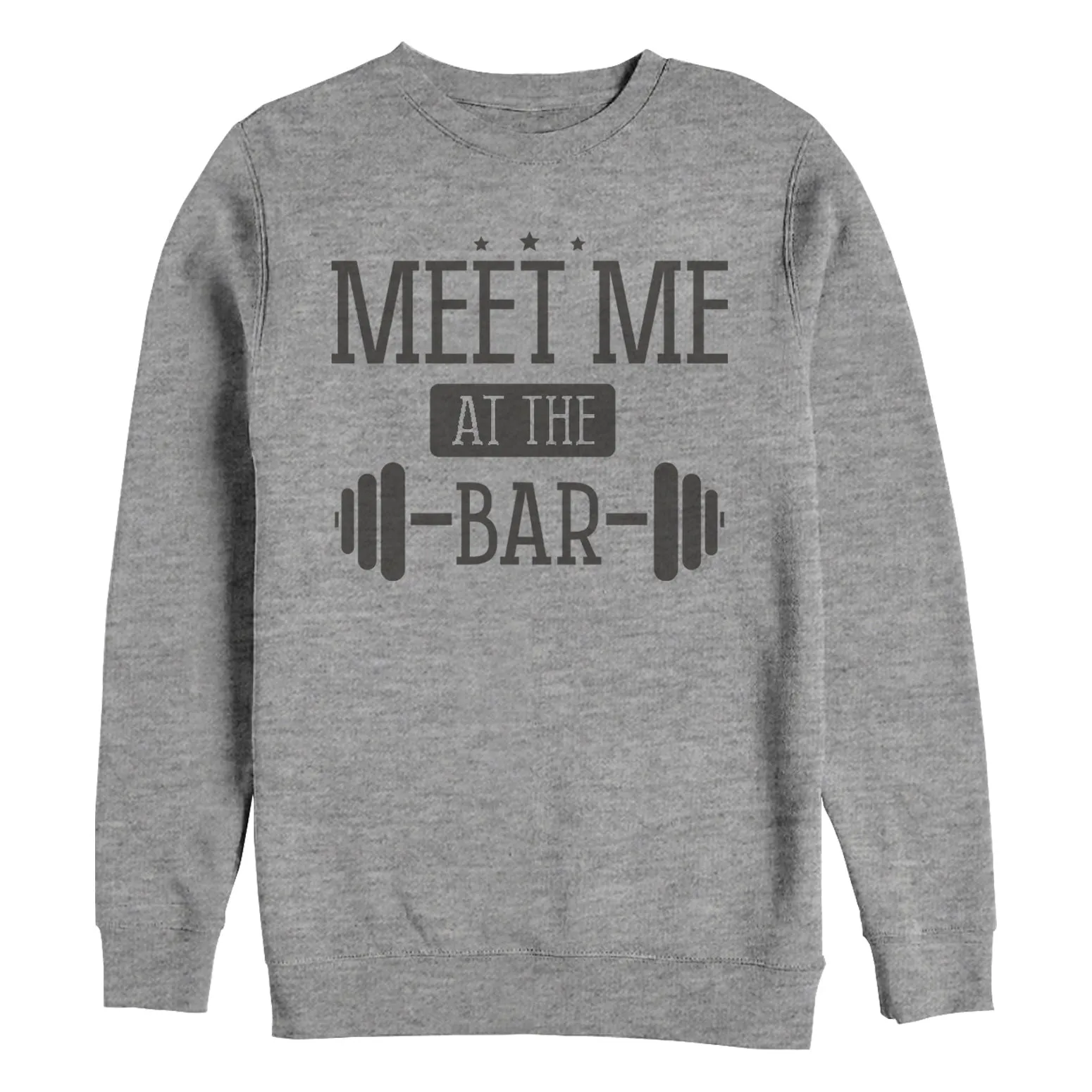Men's CHIN UP Meet at Bar Stars Sweatshirt sold by Chin Up Apparel