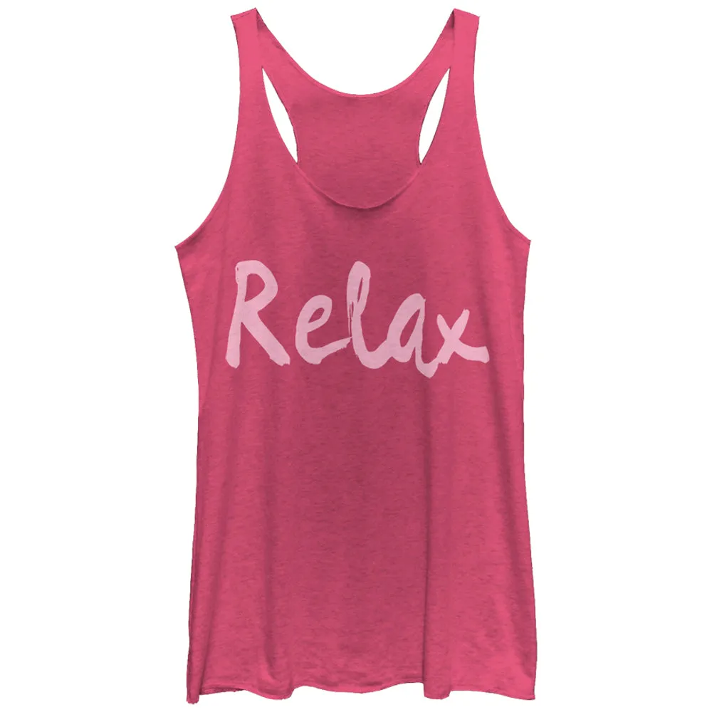 Women's CHIN UP Relax Racerback Tank Top sold by Chin Up Apparel