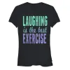 Junior's CHIN UP Laughter T-Shirt sold by Chin Up Apparel