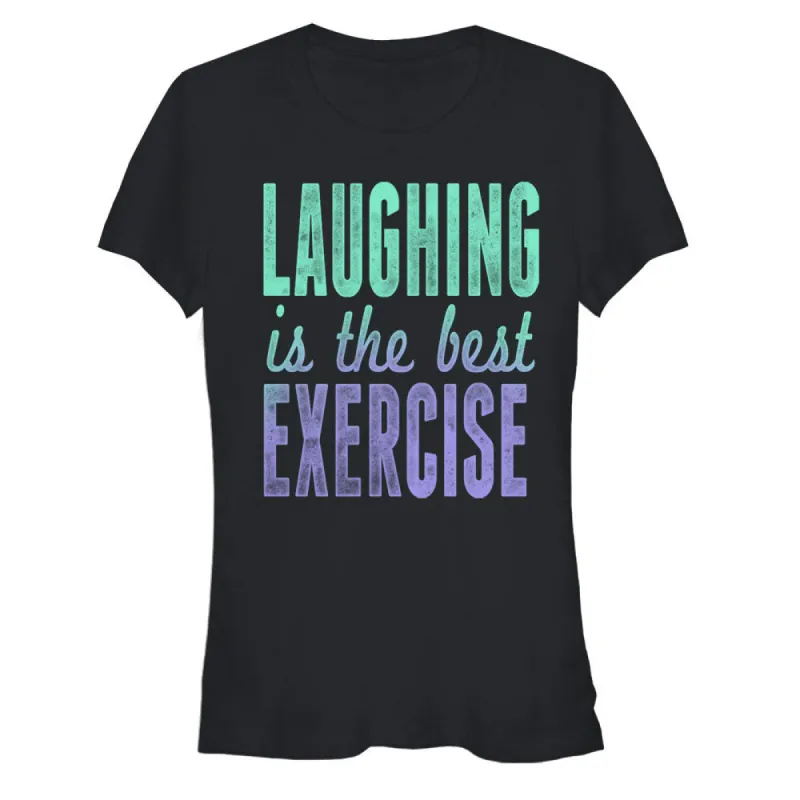 Junior's CHIN UP Laughter T-Shirt sold by Chin Up Apparel