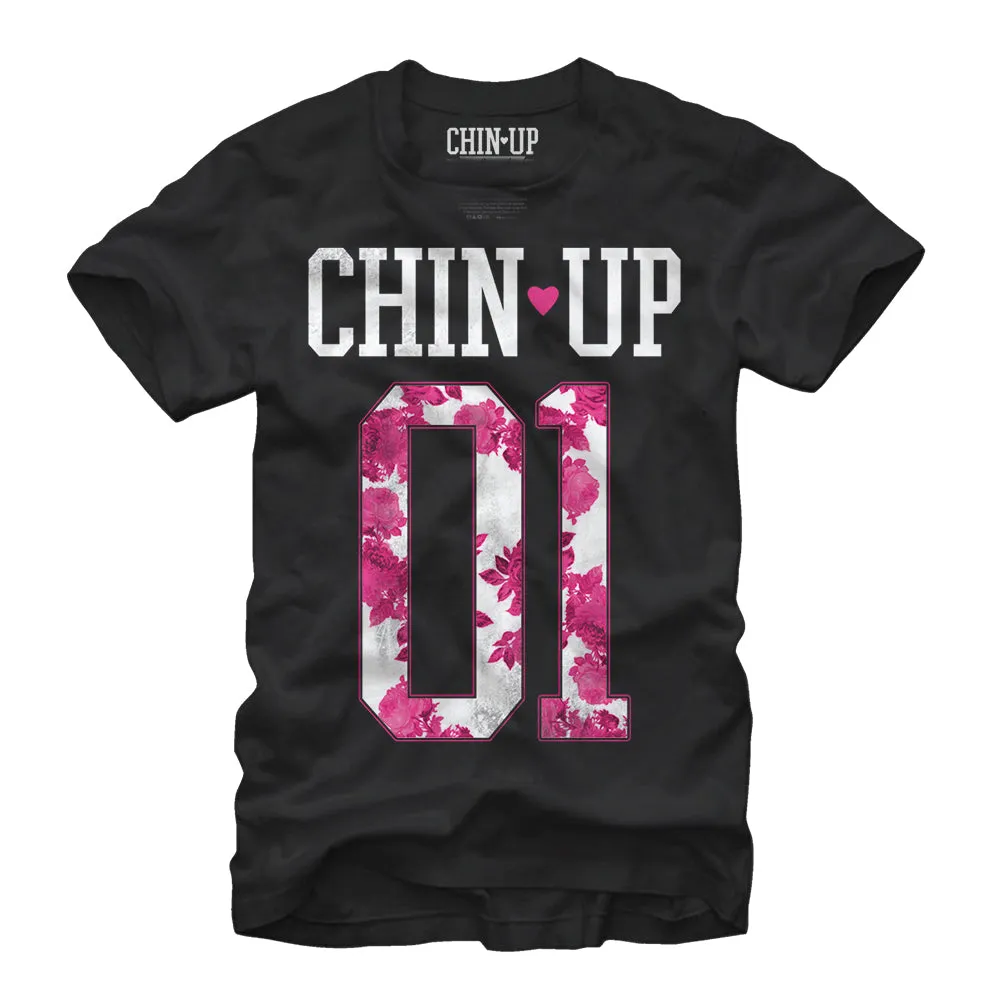 Women's CHIN UP Number One Boyfriend Tee sold by Chin Up Apparel