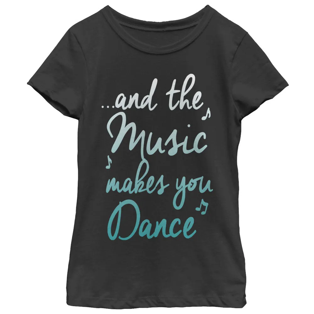 Girl's CHIN UP Music Makes You Dance T-Shirt sold by Chin Up Apparel