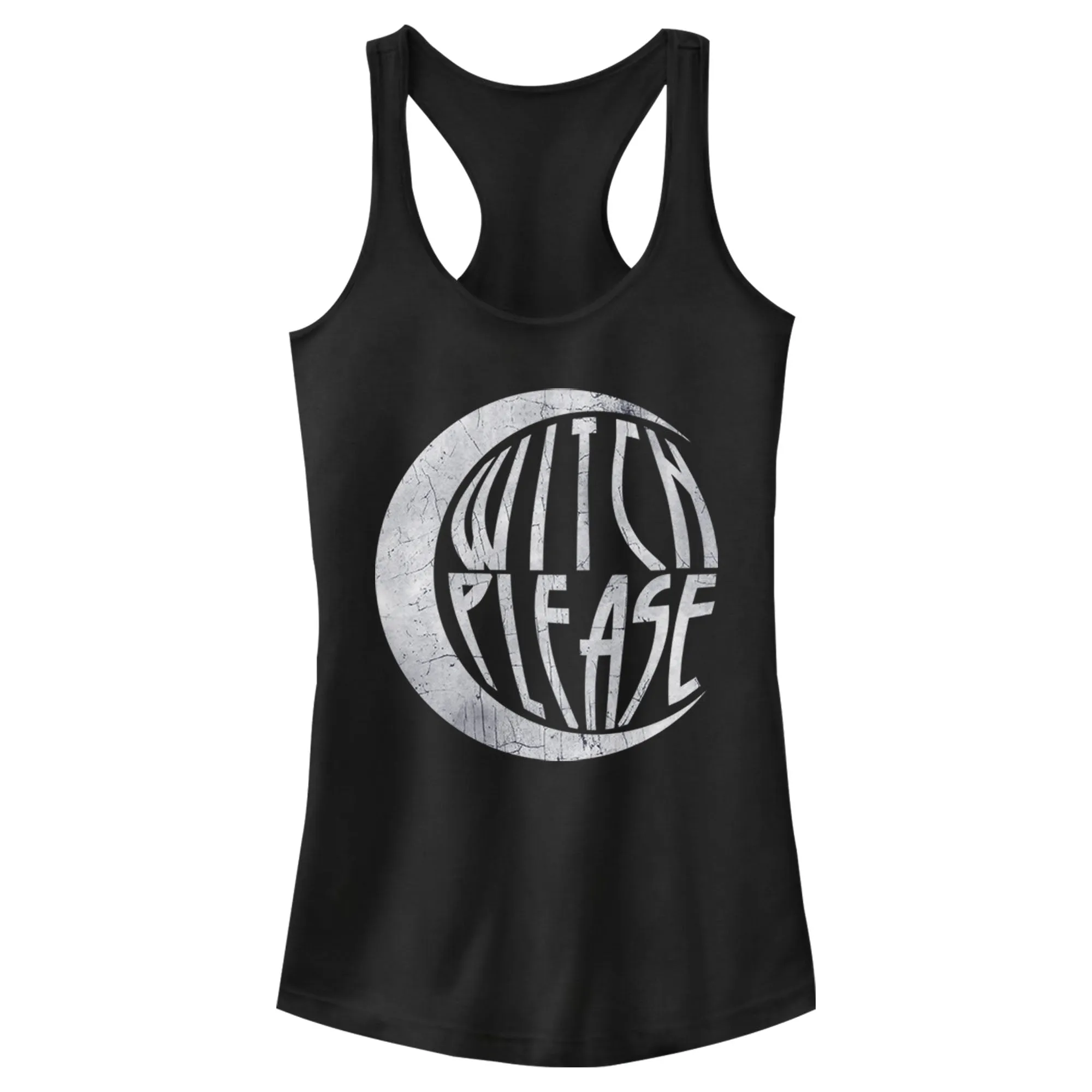 Junior's CHIN UP Halloween Witch Please Racerback Tank Top sold by Chin Up Apparel product image thumbnail 4