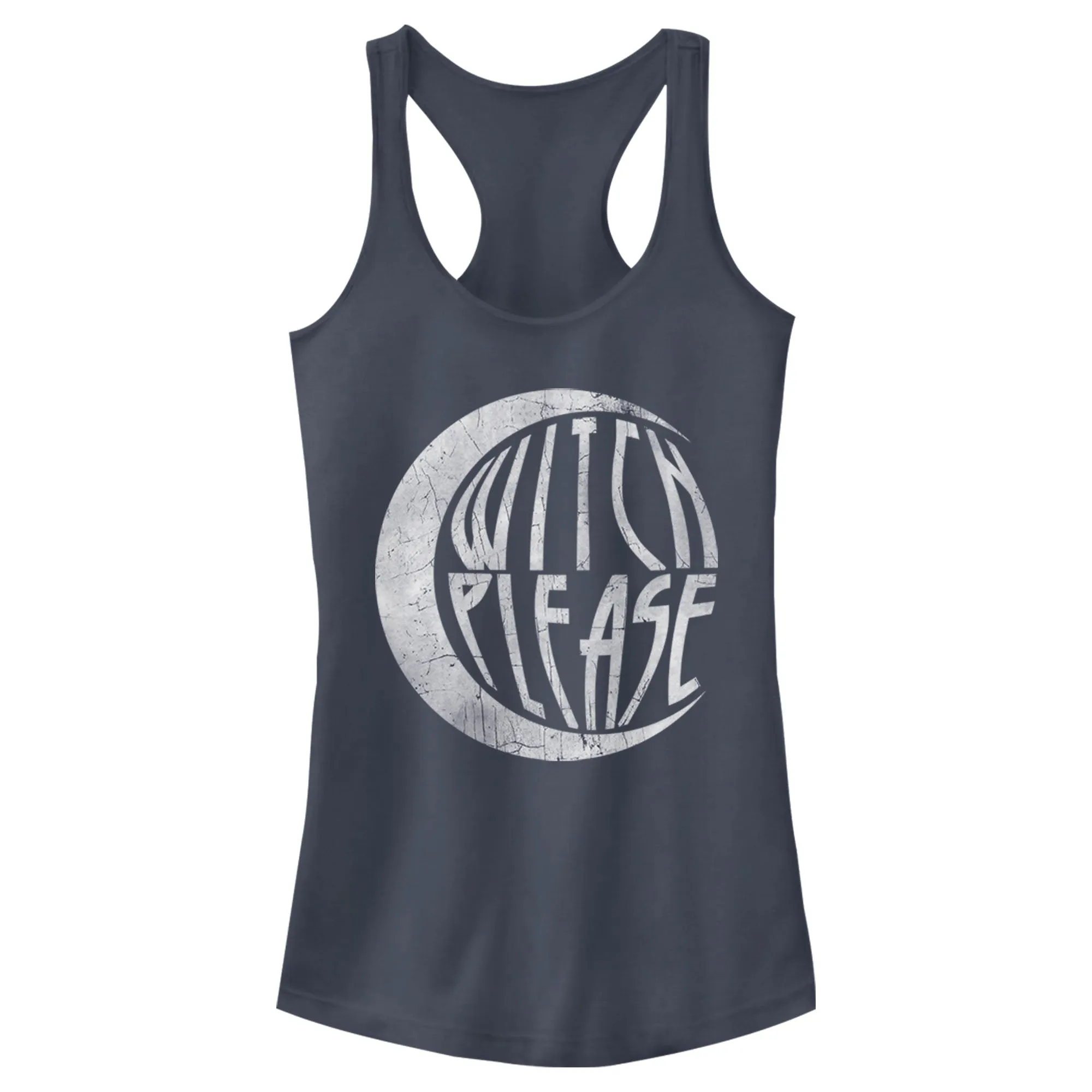 Junior's CHIN UP Halloween Witch Please Racerback Tank Top sold by Chin Up Apparel product image thumbnail 5