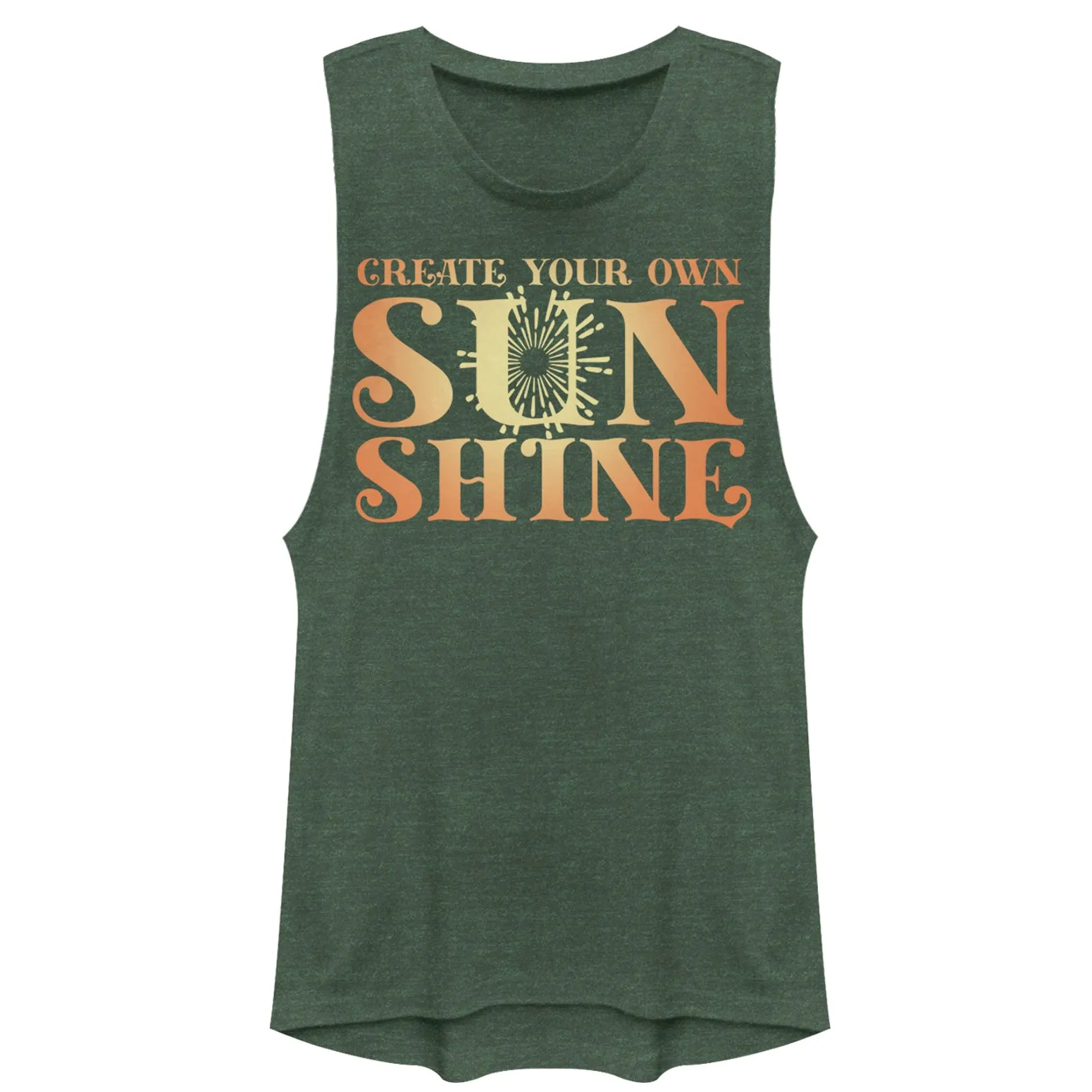 Junior's CHIN UP Create Your Own Sunshine Festival Muscle Tee sold by Chin Up Apparel