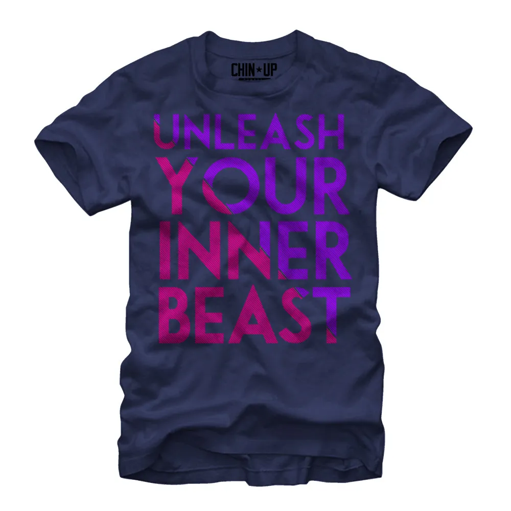 Women's CHIN UP Inner Beast Boyfriend Tee sold by Chin Up Apparel