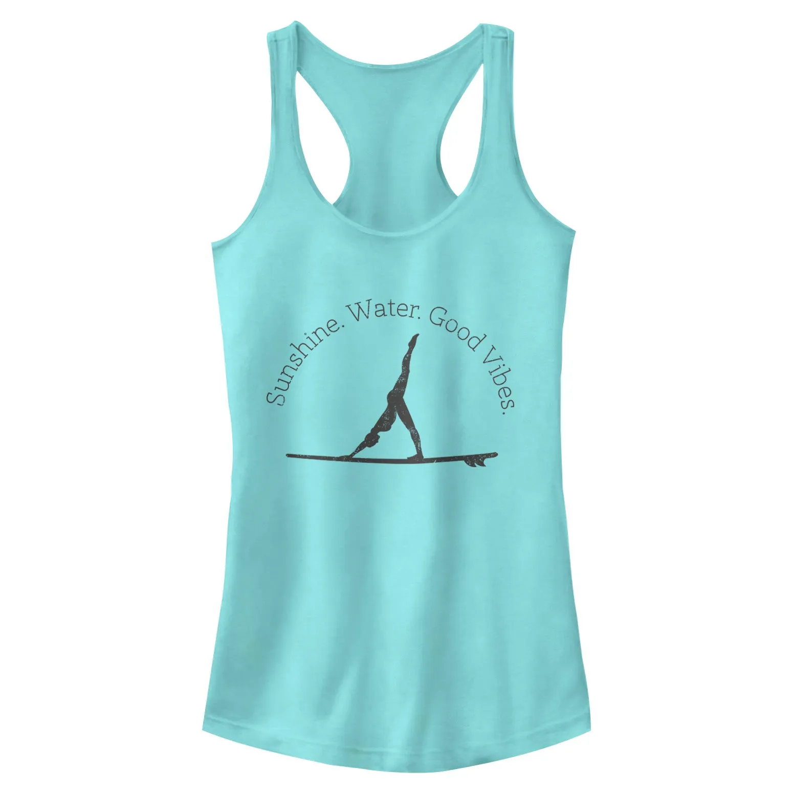 Junior's CHIN UP Sunshine Water Vibes Racerback Tank Top sold by Chin Up Apparel