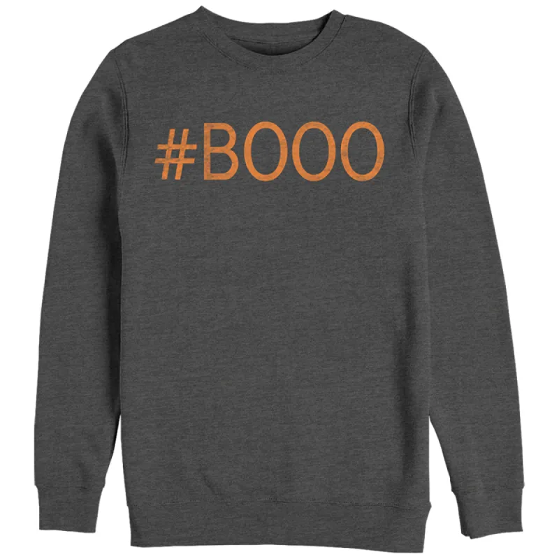 Women's CHIN UP Halloween Hashtag Boo Sweatshirt sold by Chin Up Apparel